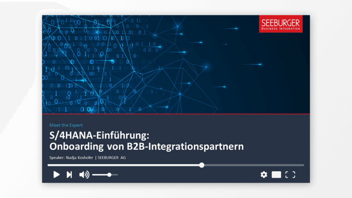 S/4HANA-Einführung: Onboarding von B2B-Integrationspartnern