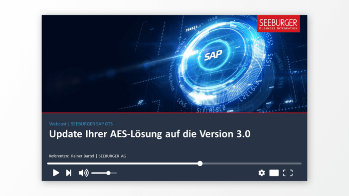 SAP GTS - Update Ihrer AES-Lösung auf die Version 3.0