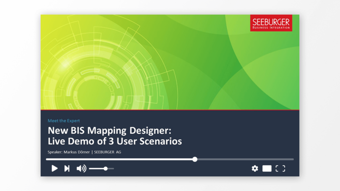 New BIS Mapping Designer-Live Demo of 3 User Scenarios