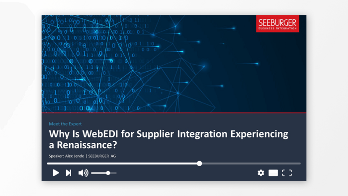 Why Is WebEDI for Supplier Integration Experiencing a Renaissance