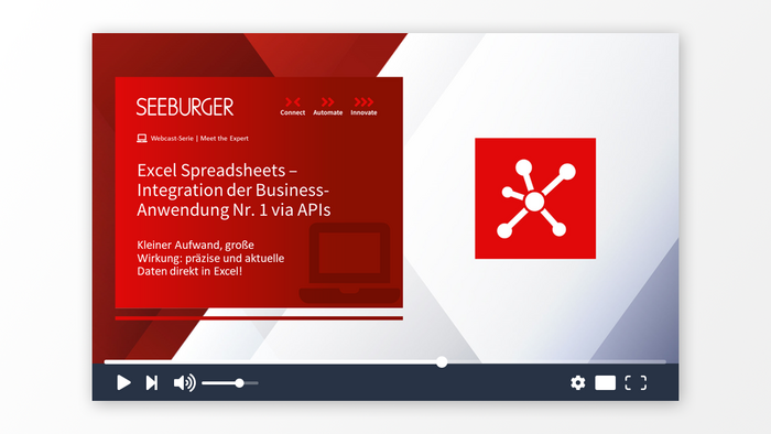 Excel Spreadsheets – Integration der Business-Anwendung Nr. 1 via APIs