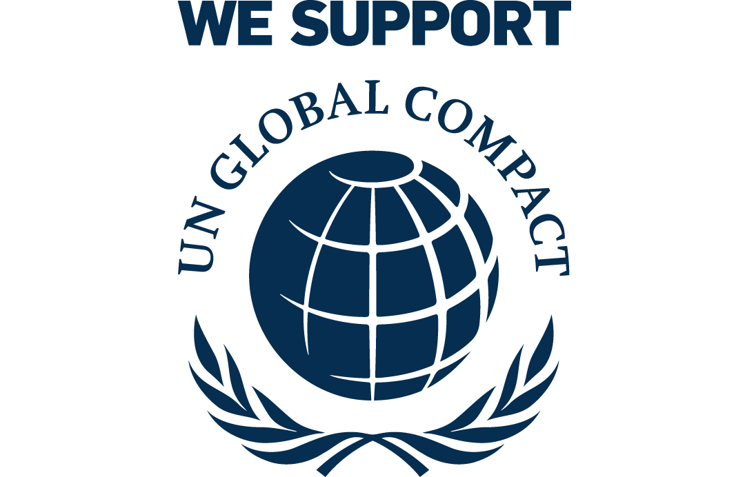 We support UN Global Compact Network Germany for human rights, labor, environment and anti-corruption